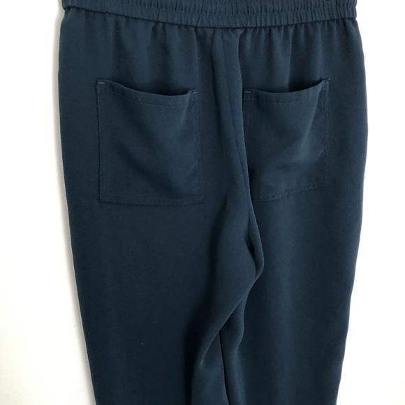 25. Ann Taylor, Dark Aqua Green, Work Wear Jogger with Drawstring - Picture 7 of 13